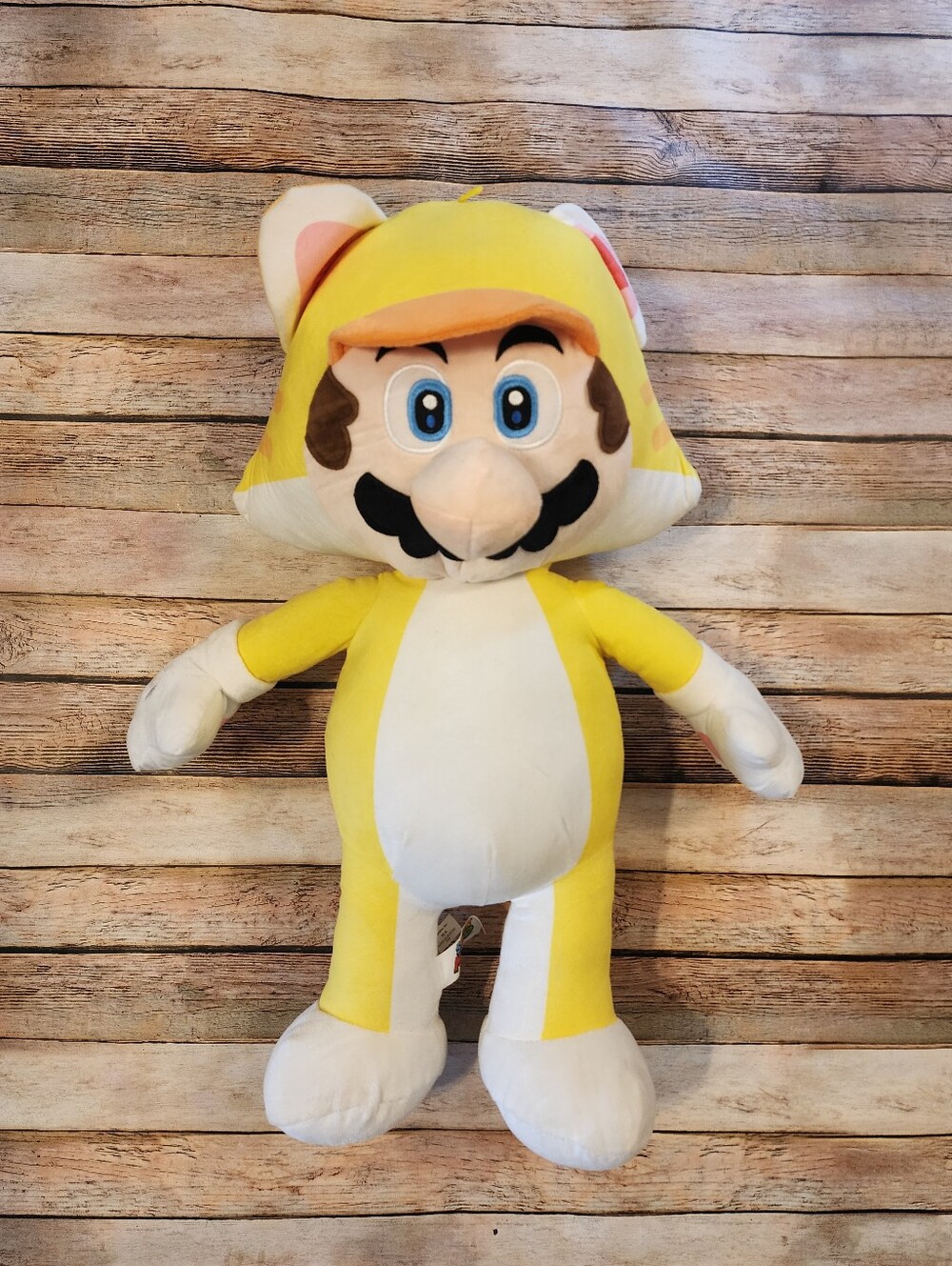 Large Super Mario Bros. Cat Mario Plush
